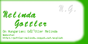 melinda gottler business card